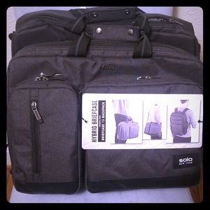 Briefcase to Backpack